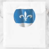 QUEBEC RUNDER AUFKLEBER (Tasche)