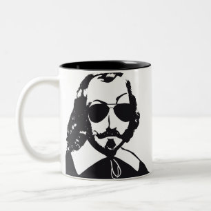 Québec Samuel Champlain Hipster lunettes aviateur Zweifarbige Tasse
