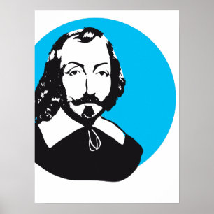 Québec Samuel de Champlain 1608 Neufrankreich Poster
