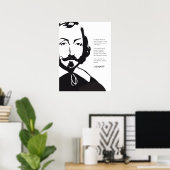 Québec Samuel de Champlain 1608 Nouvelle-Frankreic Poster (Heimbüro)