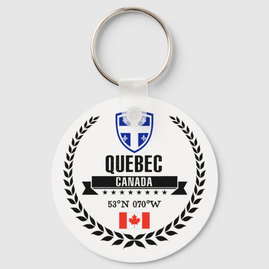 Quebec Schlüsselanhänger (Vorderseite)