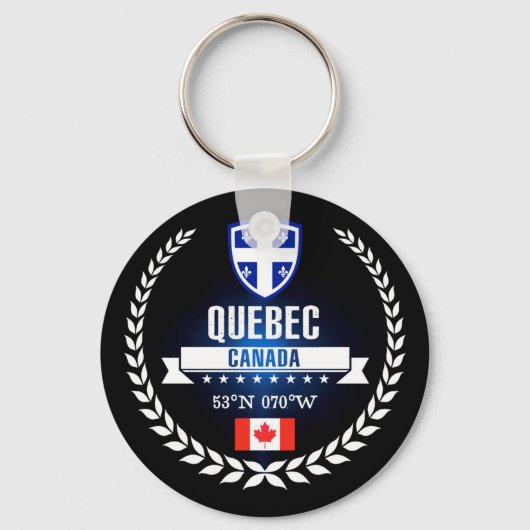 Quebec Schlüsselanhänger (Vorderseite)