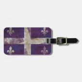 Quebec-Schmutzflagge - Gepäckanhänger (Vorderseite horizontal)