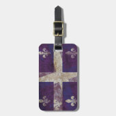 Quebec-Schmutzflagge - Gepäckanhänger (Vorderseite vertikal)