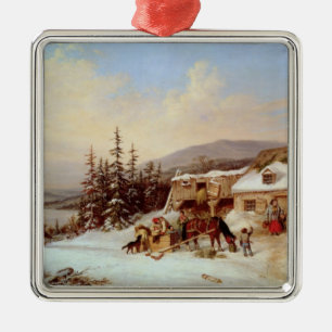 Quebec Silbernes Ornament