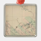 Quebec Silbernes Ornament (Vorne)