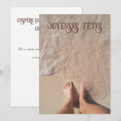 Quebec-Snowvogelurlaub Feiertagskarte (Vorne/Hinten)