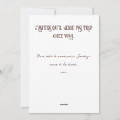 Quebec-Snowvogelurlaub Feiertagskarte (Rückseite)