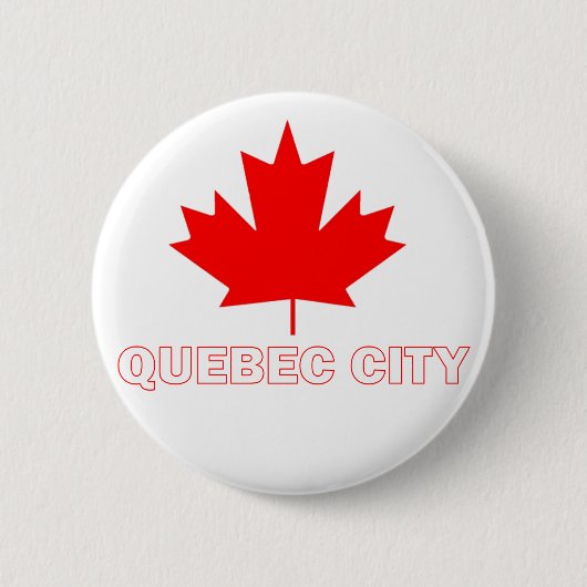 Québec-Stadt Button (Vorderseite)
