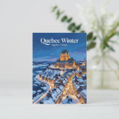 Québec Stadt Kanada Postkarte (Stehend Vorderseite)