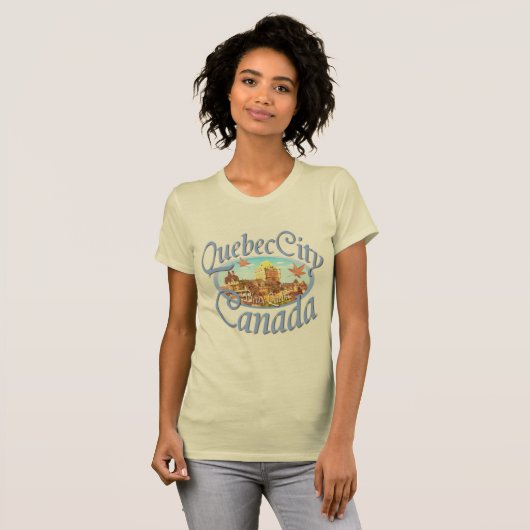 Québec-Stadt Kanada T-Shirt (Vorne ganz)