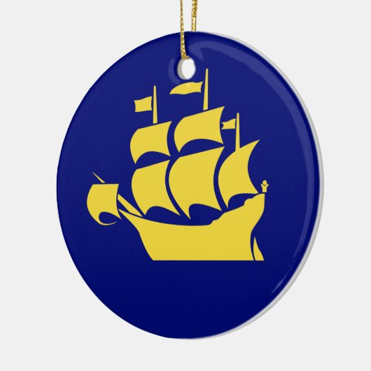 QUÉBEC-STADT KERAMIK ORNAMENT (Links)