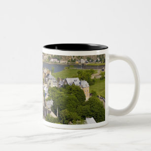 Québec-Stadt, Quebec, Kanada. Schauen unten auf Zweifarbige Tasse