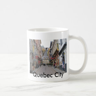 Québec-Stadtstraße Kaffeetasse