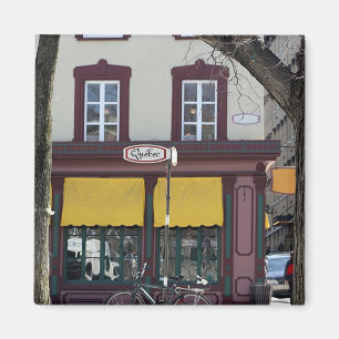 Québec-Stadtszene Magnet