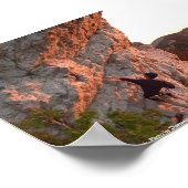 Quebec Sunset Poster (Ecke)