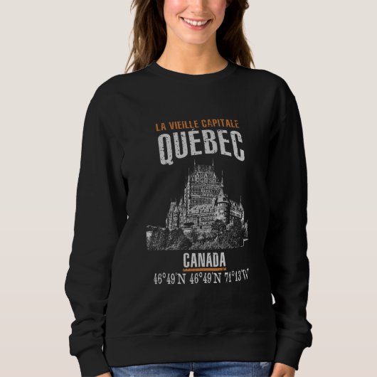 Québec Sweatshirt (Vorderseite)