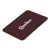 Quebec Tartan Kariert Magnet (Linke Seite)