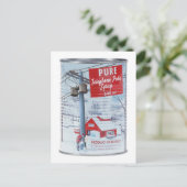 Quebec Telefonhörnchensirup Postkarte (Stehend Vorderseite)