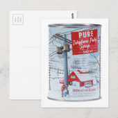 Quebec Telefonhörnchensirup Postkarte (Vorne/Hinten)