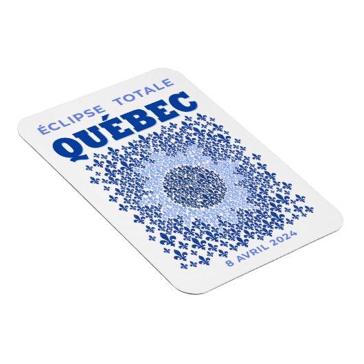 Quebec Total Eclipse Flexible Foto Magnet (Rechte Seite)