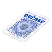 Quebec Total Eclipse Flexible Foto Magnet (Linke Seite)