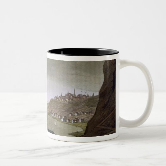 Quebec und das St. Lawrence River, überziehen 4 Zweifarbige Tasse (Rechts)