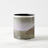 Quebec und das St. Lawrence River, überziehen 4 Zweifarbige Tasse (Mittel)