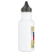 Quebec-Wappen Edelstahlflasche (Links)