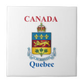 Quebec-Wappen Fliese (Vorderseite)