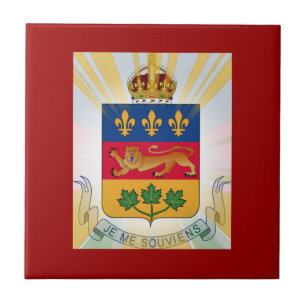 Quebec-Wappen Fliese