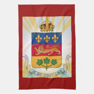 Quebec-Wappen Handtuch