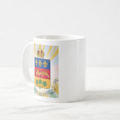 Quebec-Wappen Kaffeetasse (Vorderseite Links)