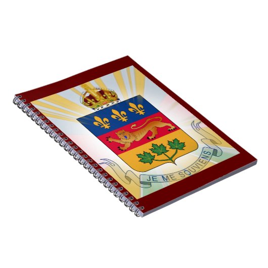 Quebec-Wappen Notizblock (Rechte Seite)