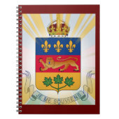 Quebec-Wappen Notizblock (Vorderseite)