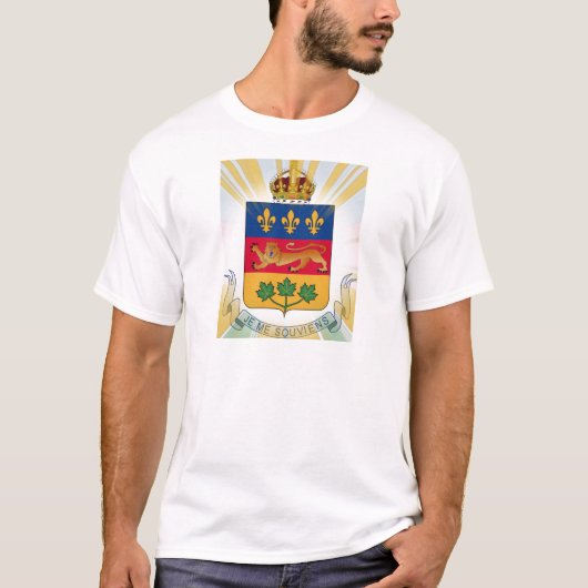 Quebec-Wappen T-Shirt (Vorderseite)