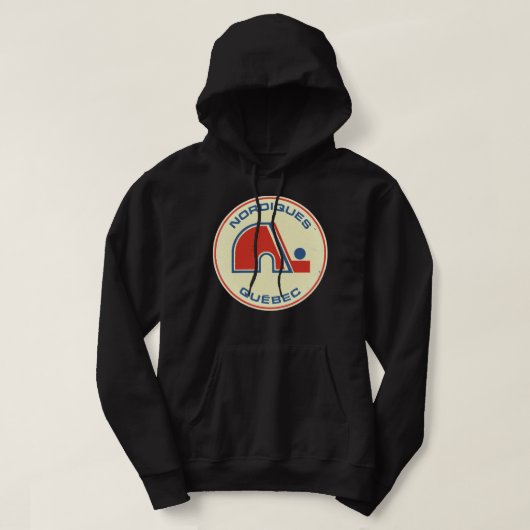 Quebecc Nordiques [Vintag erschüttert] Hoodie (Design vorne)