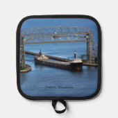 Quebecois, der in den Duluth-Potbesitzer eintritt Topflappen (Vorderseite)