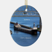 Quebecois Duluth-Ornament Keramikornament (Rechts)