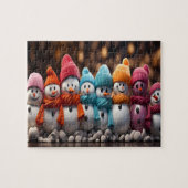 Quebra-Cabeça Bonecos de Neve Puzzle (Horizontal)