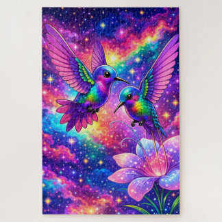 Quebra-Cabeça (Puzzle) Beija-Flores Enamorados Puzzle