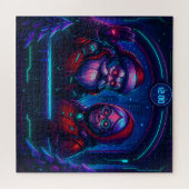 Quebra-Cabeça (Puzzle) CiberNatalPunk Puzzle (Horizontal)