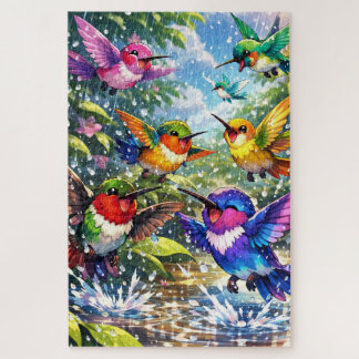 Quebra-Cabeça (Puzzle) Festa na Chuva Puzzle