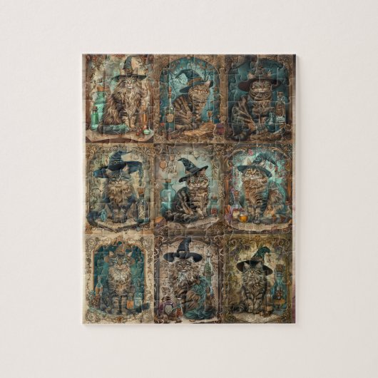 Quebra-Cabeça (Puzzle) Halloween das 9 Vidas Puzzle (Vertikal)