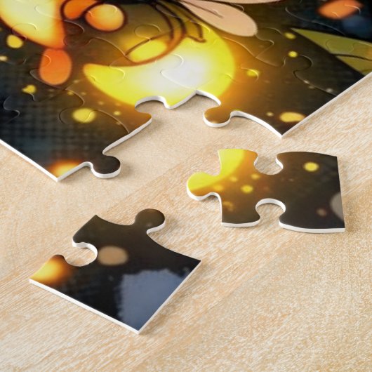 Quebra-Cabeça (Puzzle) Meia-noite com Beija-Flores Puzzle (Seite)