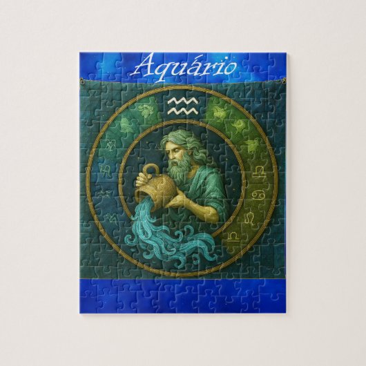 Quebra-Cabeça (Puzzle) Signo de Aquário Puzzle (Vertikal)