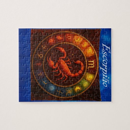 Quebra-Cabeça (Puzzle) Signo de Escorpião Puzzle (Horizontal)
