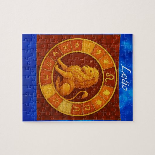 Quebra-Cabeça (Puzzle) Signo de Leão Puzzle (Horizontal)