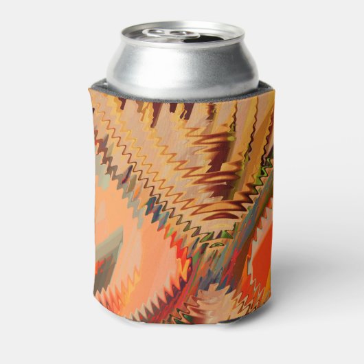 Quebra de cor com ziguezague ou efeito de onda dosenkühler (Kanne Rückseite)