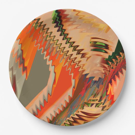 Quebra de cores com zigue zague ou efeionda pappteller (Vorderseite)